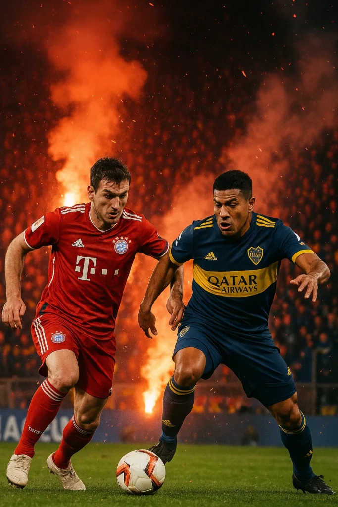 Bayern Boca Juniors fiery match
