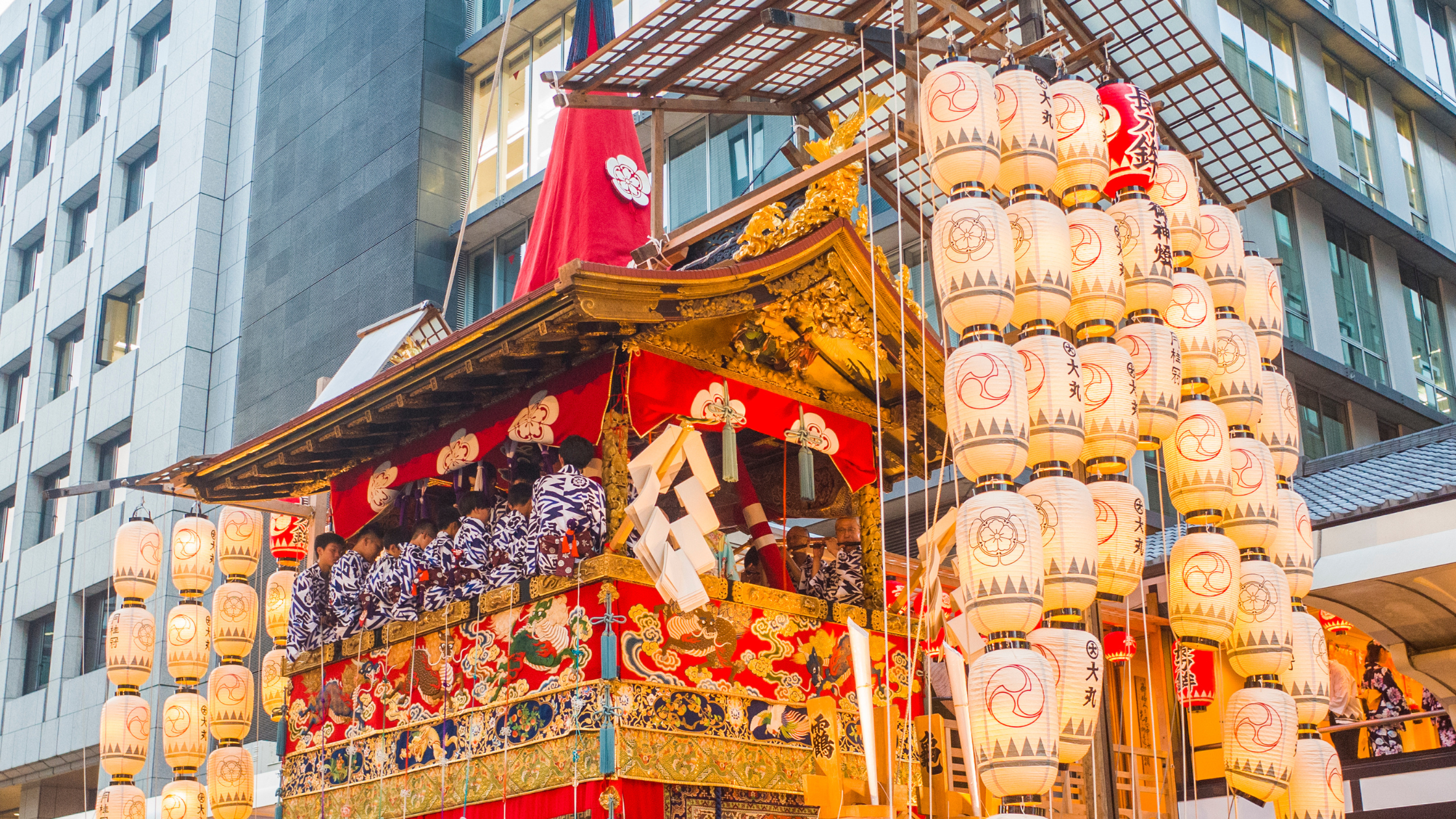 Gion Matsuri festival float in Kyoto