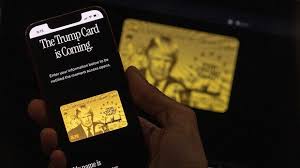Trump Freedom Phone shown next to American flag